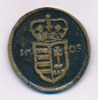 1705. XX Poltura "II. Rákóczi Ferenc" öntvény másolat T:VF