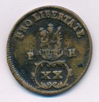 1705. XX Poltura "II. Rákóczi Ferenc" öntvény másolat T:VF