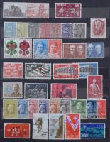 Norvégia gyűjtemény 12 lapos A4-es berakóban, hozzá többletpéldányok 2 db közepes berakóban