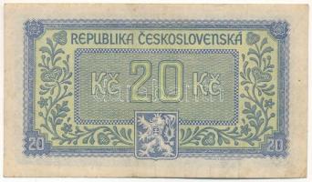 Csehszlovákia 1945. 20K "NL 602337" T:F szép papír
Czechoslovakia 1945. 20 Korun "NL...