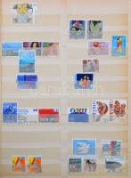 Svájc alapgyűjtemény 16 lapos A4-es berakóban, hozzá FDC-k