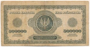 Lengyelország 1923. 500.000M "AS 0357855" T:F,VG Poland 1923. 500.000 Marek "AS 0357855" C:F,VG Krause P#36
