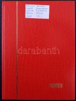 8 lapos Lindner A4-es berakó, benne 1200-1500 db dán és kelet-európai bélyeg