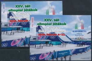 2026 XXV. Téli Olimpia Milano Cortina emlékívpár 0000 sorszámmal