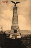 Fehéregyháza, Albesti, Weisskirch, Ferihaz; Petőfi sírja. Teutsch Frigyes kiadása / monument (EK)