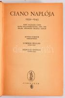 Ciano naplója 1939-1943. Gróf Galeazzo Ciano olaszkülügyminiszter, 1936-1943 teljes, rövidítés nélküli naplói. Szerk. Hugh Gibson. Bev. Sumner Wells. Ford. Bányász György. Bp., é.n. Athenaeum. 538 p. Kiadói félvászonkötésben, jó állapotban.