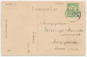 1908 Detta, Ghedu, Deta; Római katolikus templom. Ballon József kiadása 9497. (W.L. ?) / Catholic ch...