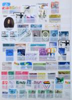 2.500 közel különféle bélyeg az egész világból 16 lapos A4 berakóban