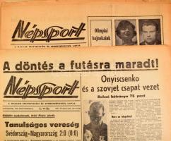 1970-80, 17 darabos sportújság tétel