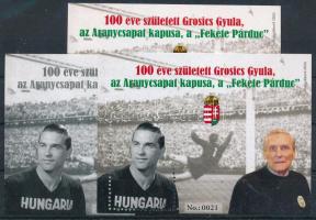 2026 100 éve született Grosics Gyula 3 darabos emlékív garnitúra