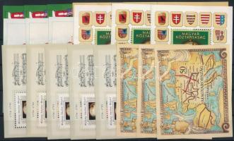 1990-1993 20 db blokk (3 x 5 klf + 5 db sorszámkövető) (21.850)