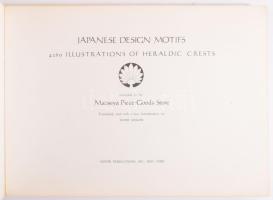 Japanese Design Motifs. 4,260 Illustrations of Japanese Crests. Compiled by The Matsuya Piece-Goods ...