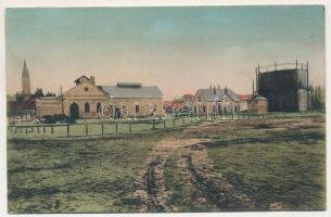 Medgyes, Mediasch, Medias; Städtisches Gaswerk / Városi gázművek. Franz Wendler / gas works