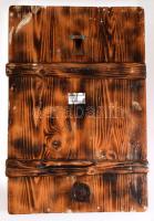 Mária a kisdeddel - modern kézzel festett ikon, 60x40 cm