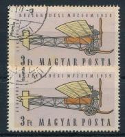 1959 Közlekedési múzeum 3Ft, a barna szín felfelé tolódott + támpéldány