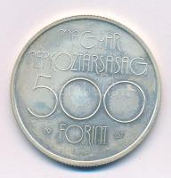 1987. 500Ft Ag "Nyári Olimpia - Szöul 1988" T:BU patina Adamo EM99