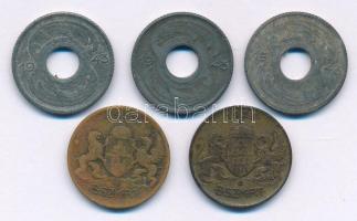 1933. "BSZKRT / Kis szakaszjegy" Cu zseton (2x) + 1943. "BSZKRT / Váltójegy" Zn közlekedési bárca (3x) T:VF,F