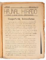 1929 A Hajnal híradó c. ritka cserkészújság, kiadja a 270. sz. Hajnal cserkészcsapat Bocskai raja. 2...