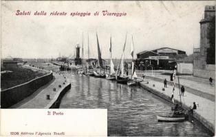 Viareggio, Il Porto. Saluti dalla ridente spiaggia di Viareggio (EK)