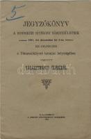 1901 Jegyzőkönyv a Bodrogközi Jótékony Nőegyesület Kir. Helmeczen tartott választmányi üléséről; Zemplén könyvnyomtató intézet
