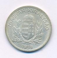 1939. 1P Ag T:AU kis patina
Adamo P6