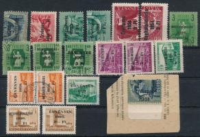 1950-1960 19 db Meghatalmazás és Érvényes bélyeg, közte 1 postatiszta, 1 pár és 1 kivágás (~ 70.000)