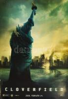 2008 Cloverfield, filmplakát, papír, feltekerve, apró lapszéli szakadásokkal, 98x68 cm