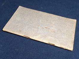 Páger Ilona nőiszabó-segéd munkakönyve, a Makói Ipartestület bélyegzőivel és pecsétjével, kézzel kit...