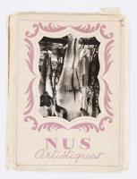 Nus Artistiques. Veronese Art Photographique 10 darab erotikus fotó, karton tokjában, 6,5x9 cm