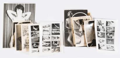 13 darab retro és régi erotikus fotó, 18x13 cm alatt