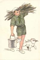 Scout with firewood s: Márton L.