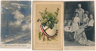 5 db RÉGI katonai témájú képeslap / 5 pre-1945 military postcards