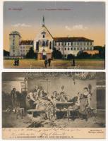 5 db RÉGI katonai témájú képeslap / 5 pre-1945 military postcards