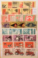 cca 650 darabos vegyes orosz levélzáró összeállítás berakóban.