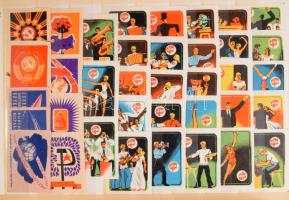 cca 650 darabos vegyes orosz levélzáró összeállítás berakóban