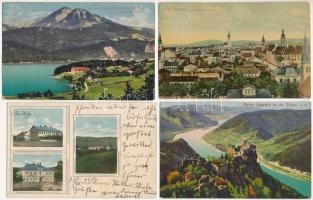 AUSZTRIA - 20 db RÉGI város képeslap, közte 1 Abbazia / AUSTRIA - 20 pre-1945 town postcards, with 1 Opatija