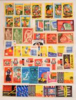 cca 530 darabos vegyes jugoszláv levélzáró összeállítás berakóban.