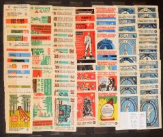 cca 1630 darabos vegyes orosz levélzáró összeállítás berakóban.