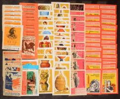 cca 1630 darabos vegyes orosz levélzáró összeállítás berakóban