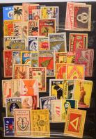 cca 730 darabos vegyes indiai levélzáró összeállítás berakóban