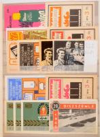 cca 260 darab magyar gyufacímke