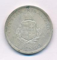 1936. 2P Ag "Liszt" T:AU,XF patina Adamo P7.3