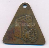 1970 k. "FIV (Fémipari Vállalat?) Balassagyarmat" kétoldalas bronz token (36x35mm) T:AU