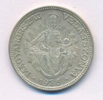 1938. 2P Ag "Madonna" T:XF Adamo P7