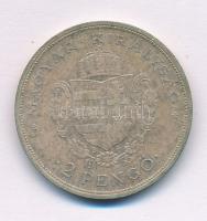 1935. 2P Ag "Rákóczi" T:XF patina
Adamo P7.2