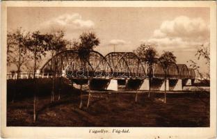 Vágsellye, Schelle, Sala nad Váhom; Vág híd. Fogyasztási szövetkezet kiadása / Most / Váh river bridge (EK)