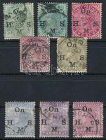 1871-1881 8 db klasszikus bélyg