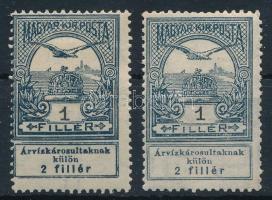 1913 Árvíz 1f, az alsó keret több helyen megszakadt, elfogazva + támpéldány