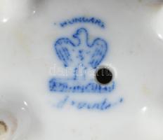 Aquincum aquazur malacka figura, jelzett, hibátlan , h: 5 cm