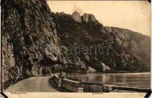 Orsova, Kazán-szoros. Hutterer G. / Kasanpartie / gorge + "K.u.k. Briefzensurstelle Temesvár" (ragasztónyomok / glue marks)